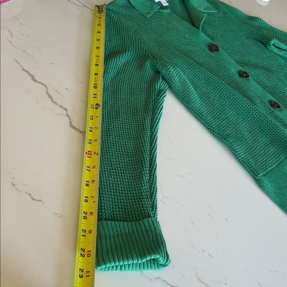 J. Jill Vibrant Green Cardigan Sweater - Picture 5 of 5